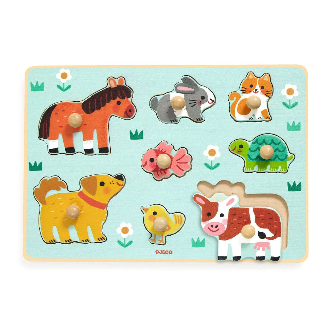 Djeco knottpuslespill i tre, Dog&