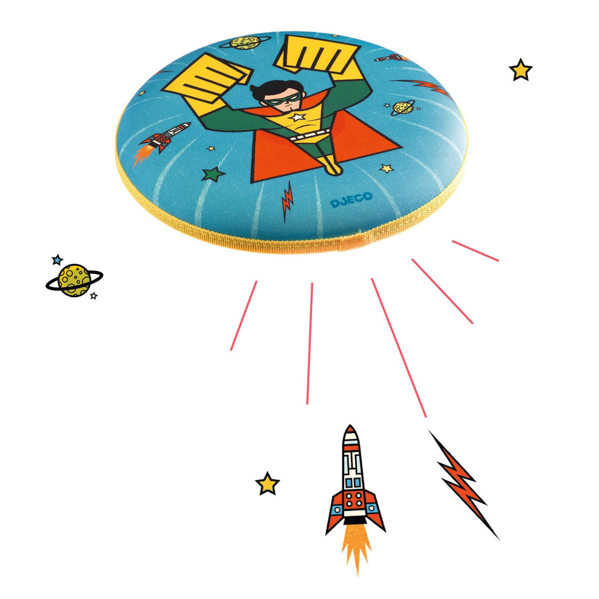 Djeco Frisbee, Superhelt