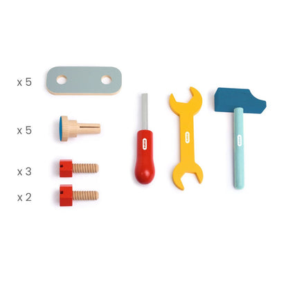 Djeco aktivitet i tre, Bricotoo, Verktøysbenk