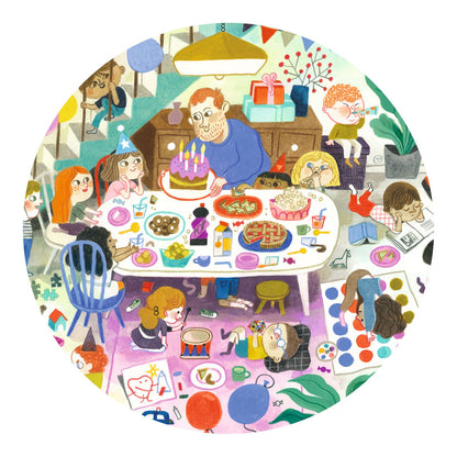 Djeco Observasjonspuslespill, Bursdag - 54 biter