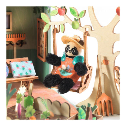 Djeco Mi House, Miniatyrunivers i koffert - Olive