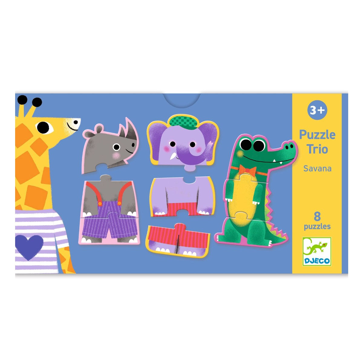 Djeco puslespill trio, Jungelen