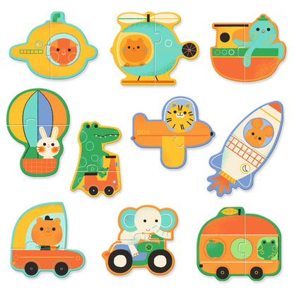 Djeco puslespill duo, Transport