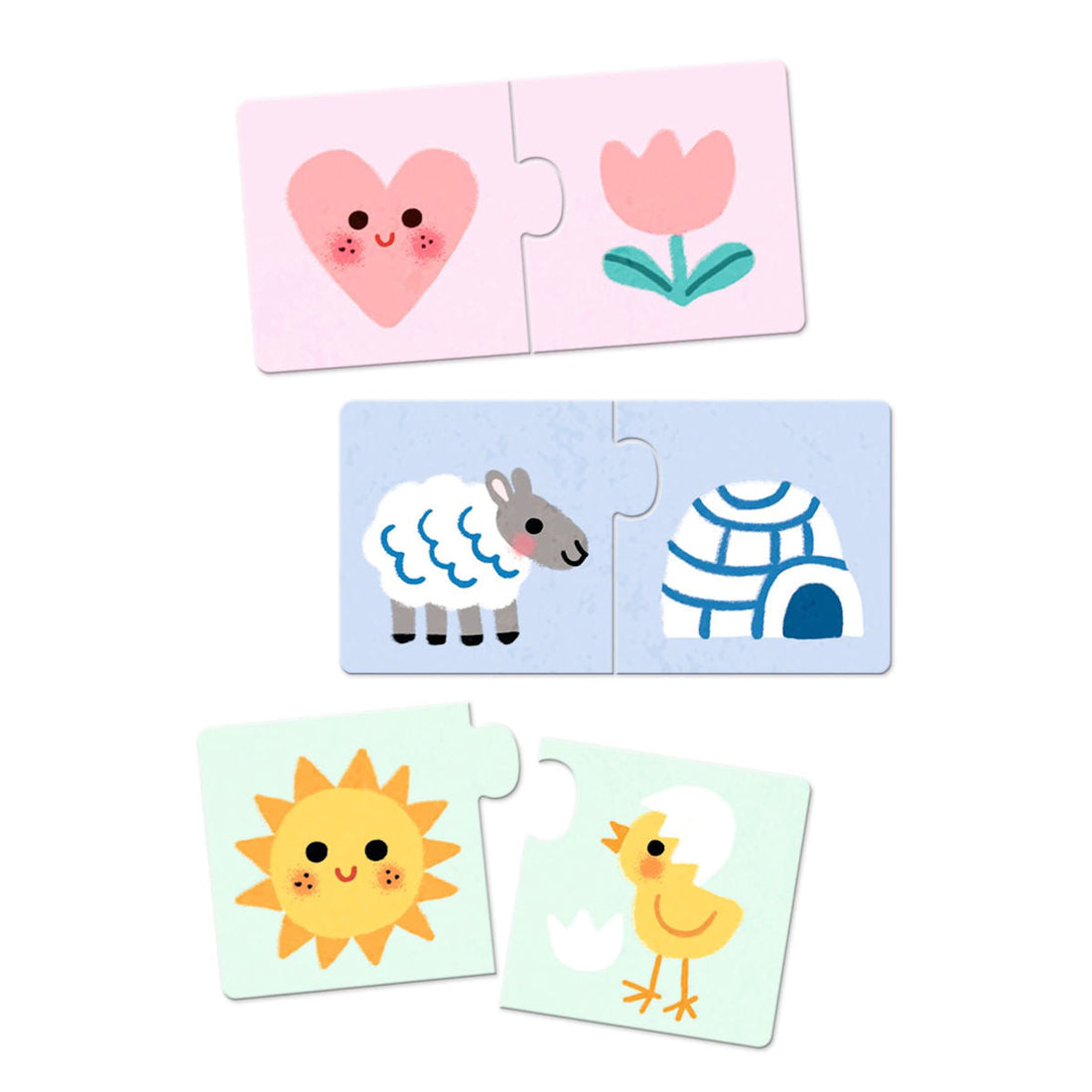 Djeco puslespill duo, Farger