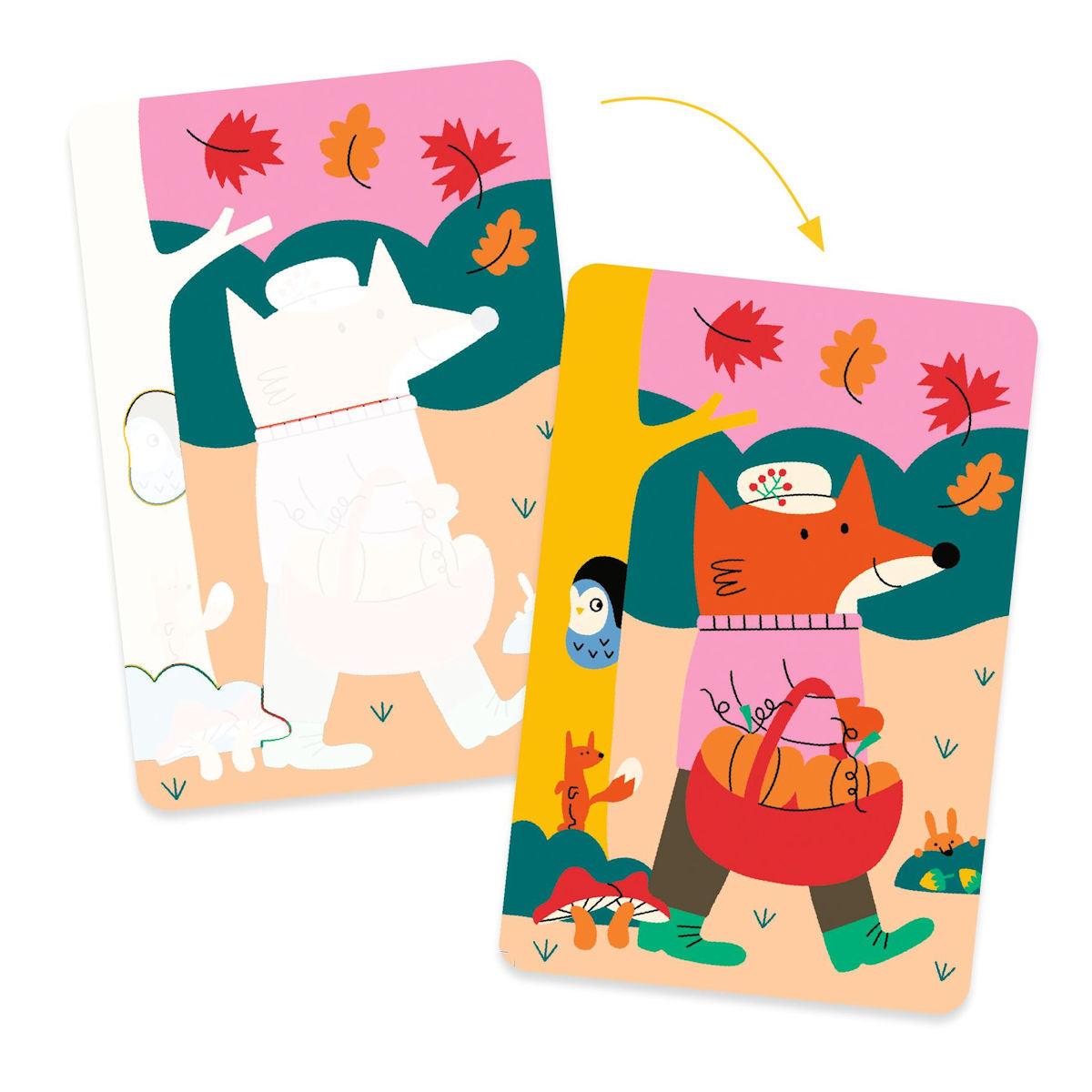 Djeco mal med vann, 4 årstider - Fra 18 mnd.