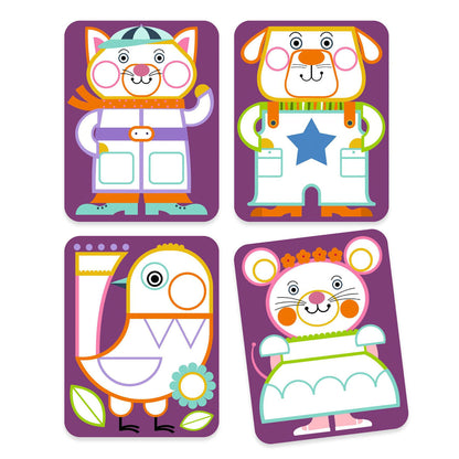 Djeco Kreativt maleri, Buttede kinn