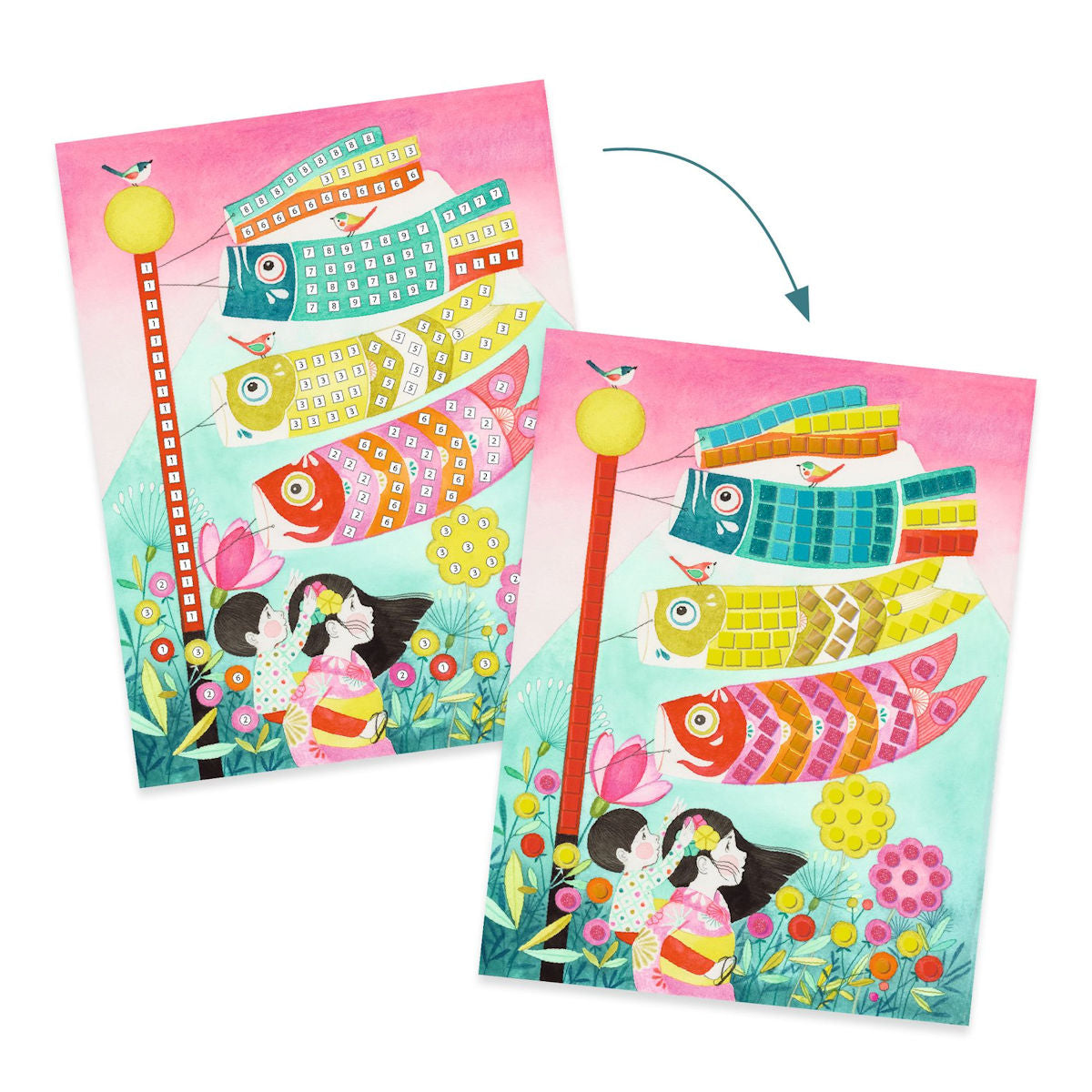 Djeco kreativ mosaikk, Kyoto