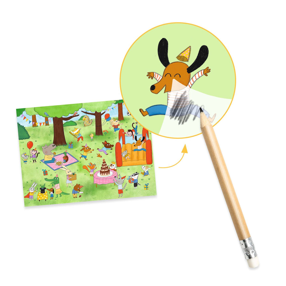 Djeco overføringsbilder, Party Time