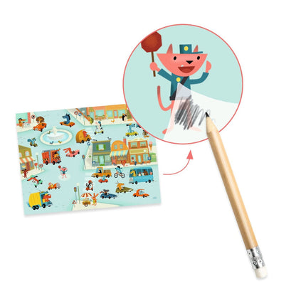 Djeco overføringsbilder, Asfalt