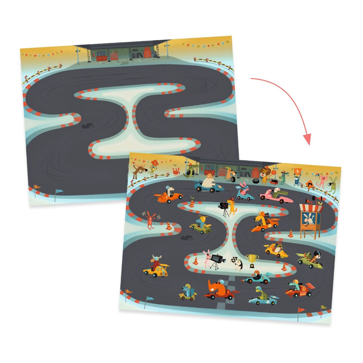 Djeco overføringsbilder, Asfalt