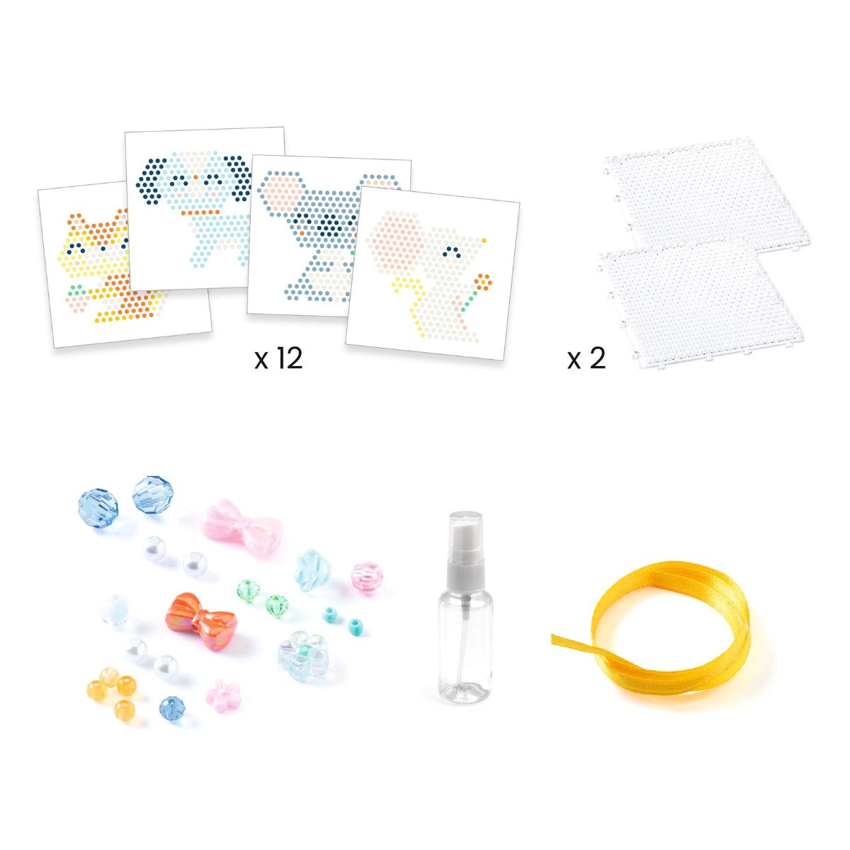 Djeco Kreative vannperler, Lodne venner