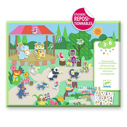 Djeco Kreativ klistremerkespill, Fanfare