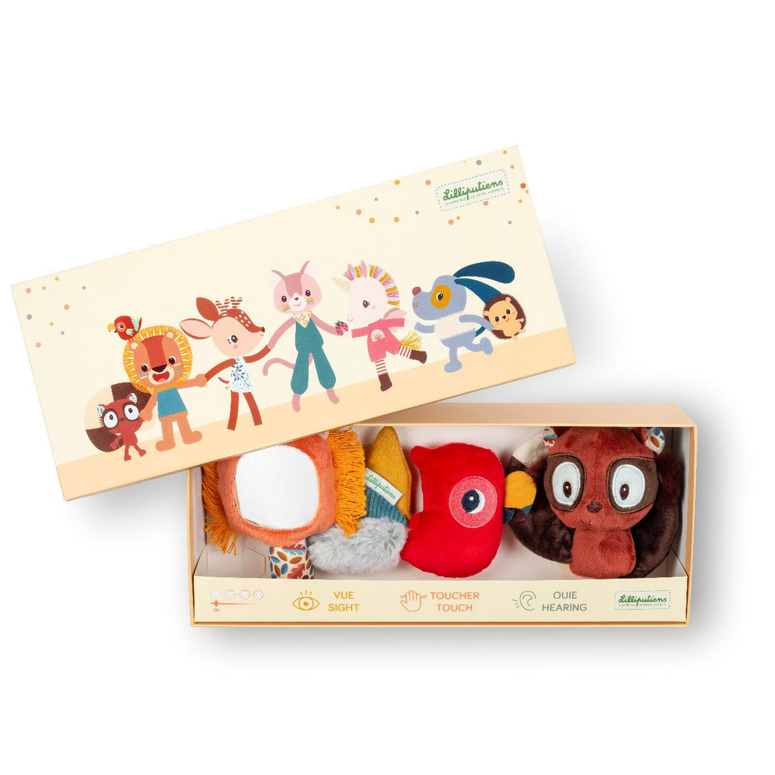 Lilliputiens babysanserangler, Jack gaveeske med rangler