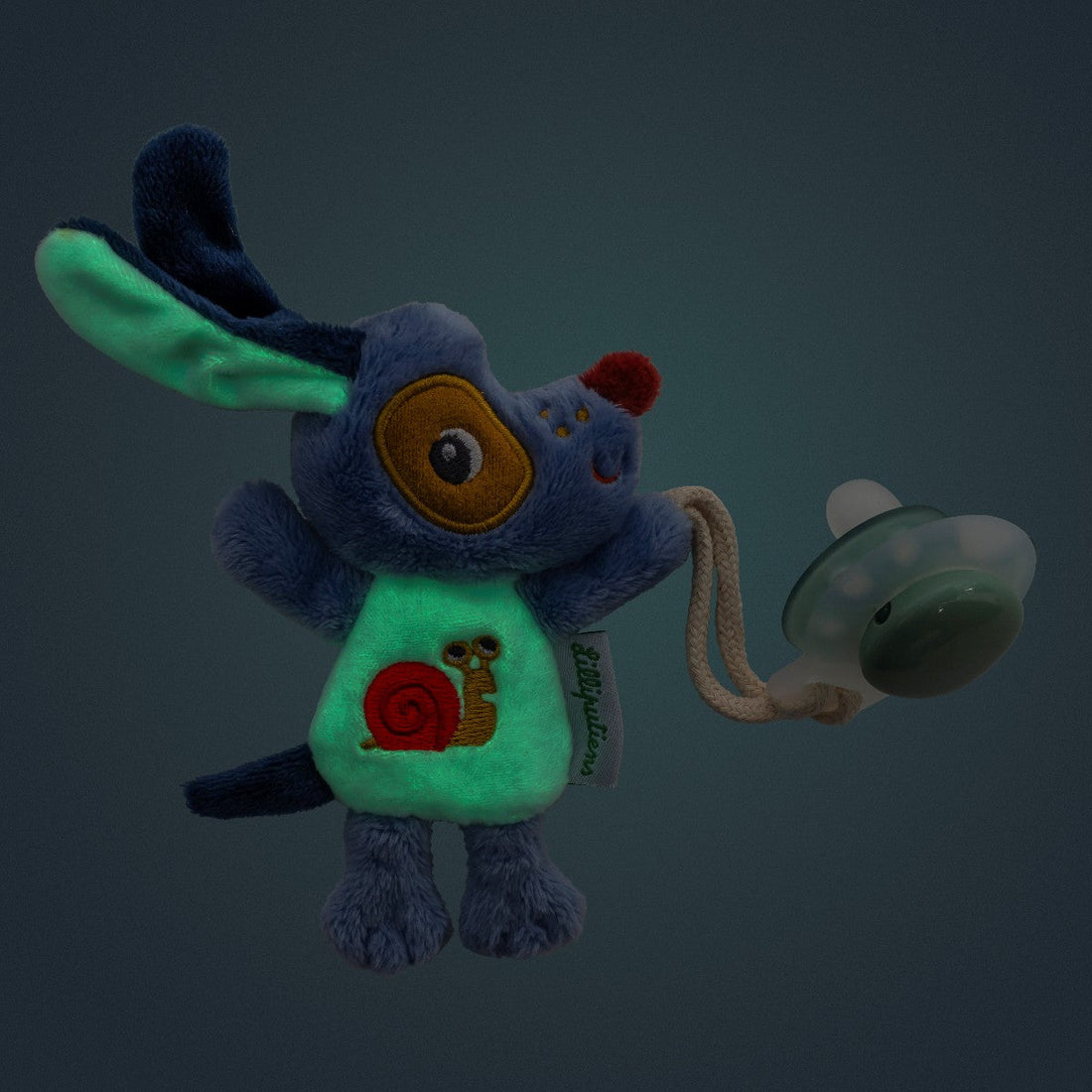 Lilliputiens Finn-smokken-tilbehør, Jules venn med plass til smokk