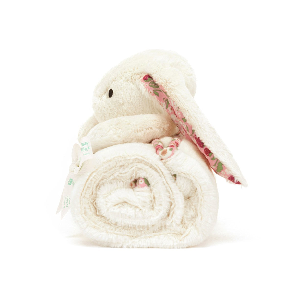 Baby Jellycat teppe, Bashful kanin, Mimi Strawberry - 56 cm