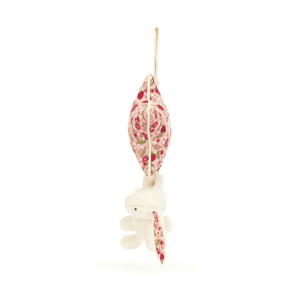 Baby Jellycat spilledåse, Bashful kanin - Mimi Strawberry