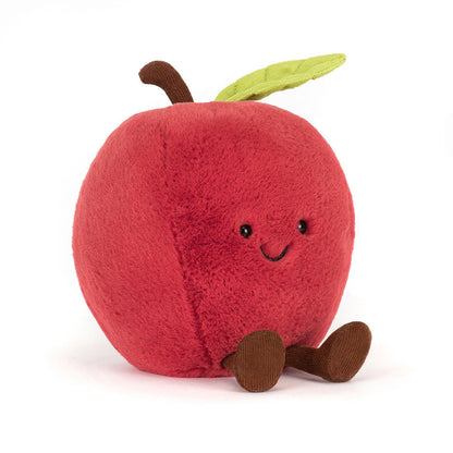 Jellycat kosedyr, Amuseables Food, Eple - 16 cm