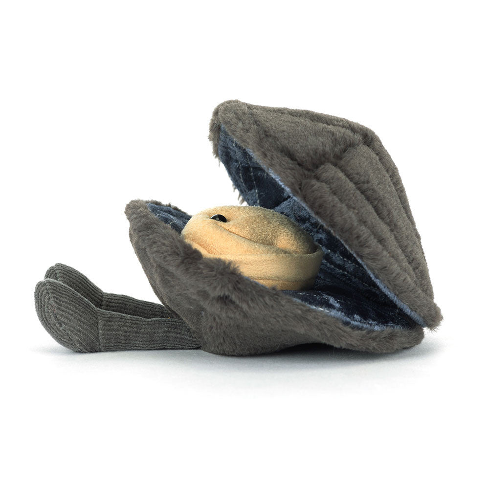 Jellycat kosedyr, Amuseables Food, Musling - 10 cm