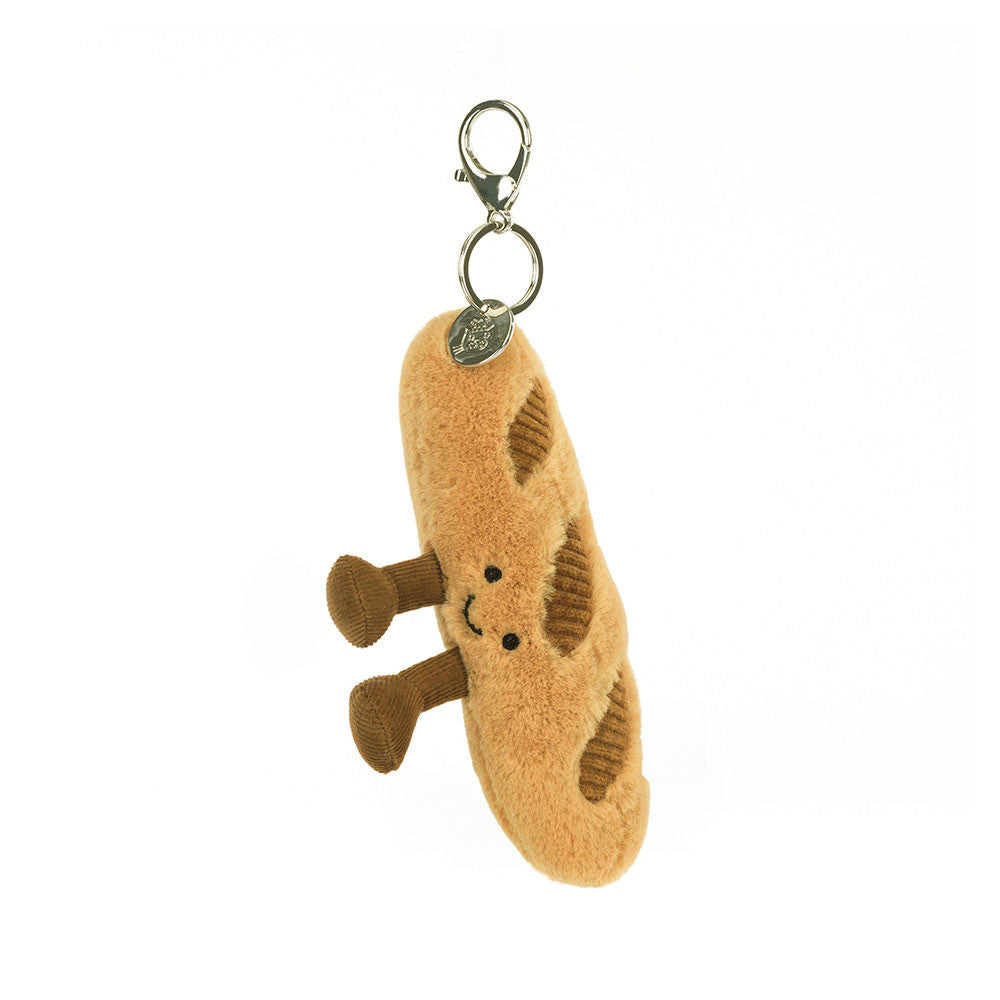 Jellycat nøkkelring, Food bake, Amuseables Baguette anheng til veske - 4 cm