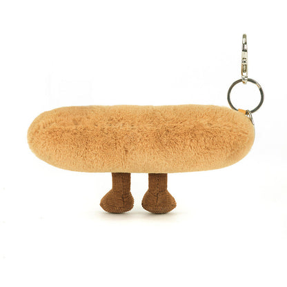 Jellycat nøkkelring, Food bake, Amuseables Baguette anheng til veske - 4 cm