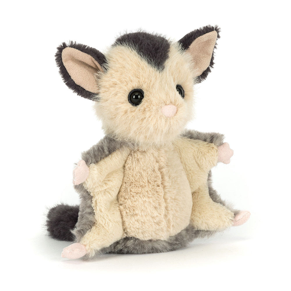 Jellycat kosedyr, Lolly Suger Glider, Forrest, Flygeekorn - 14 cm
