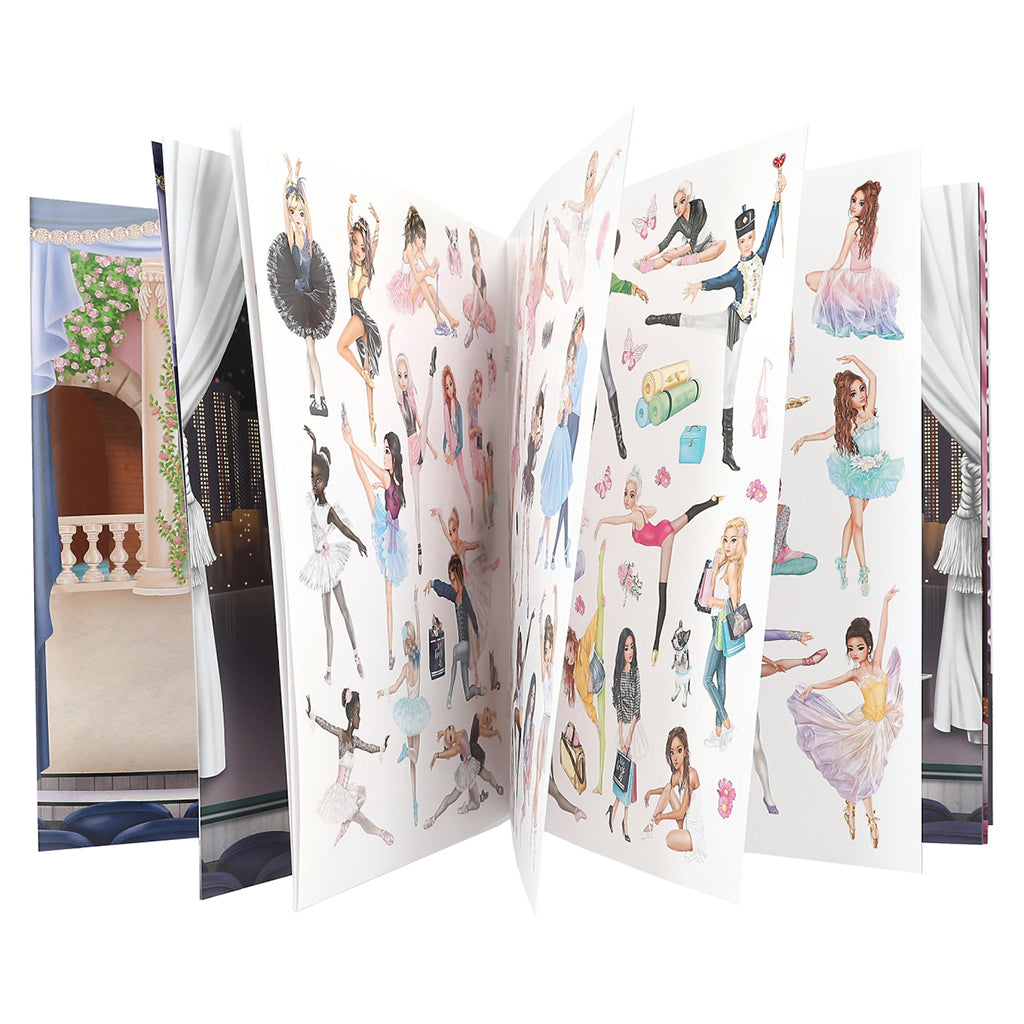 TopModel Klistermerkebok, Ballet