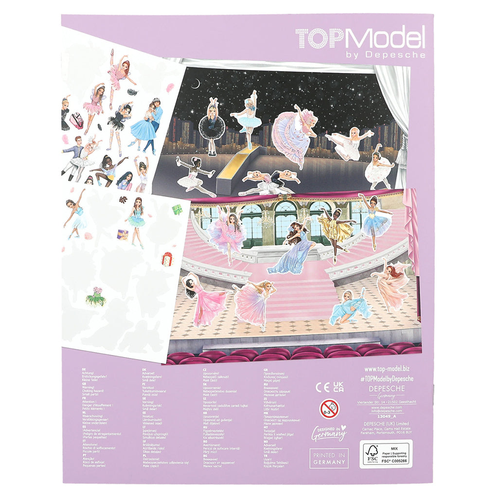 TopModel Klistermerkebok, Ballet