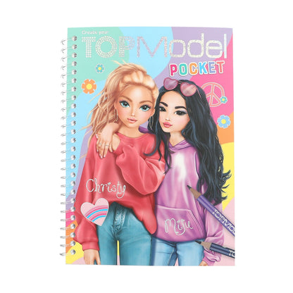 TopModel Lommemalebog, Miju &amp; Christy