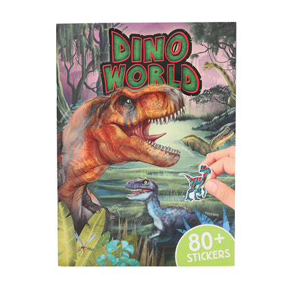 Dino World Stickerworld Puffy, Klistremerkebok