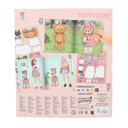 TopModel Stickerworld, Klistermerkebok - Team Teddy
