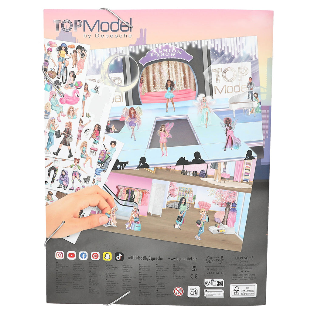 TopModel Stickerworld, Klistremerkebok