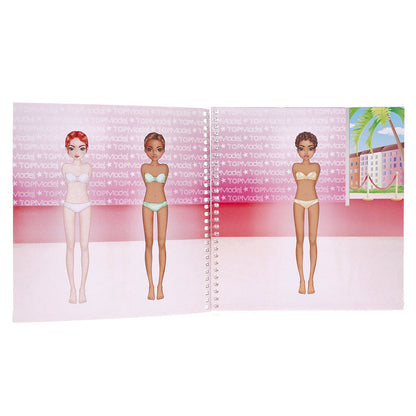 TopModel Dress Me Up Party klistremerkebok, Klistremerkebok
