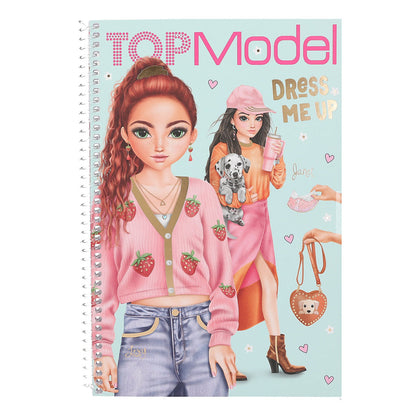 TopModel Dress Me Up Klistremerkebok, Stor klistremerkebok