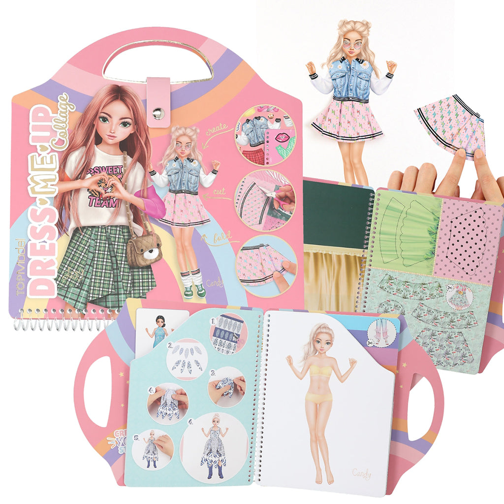 TopModel Dress Me Up collagebok m