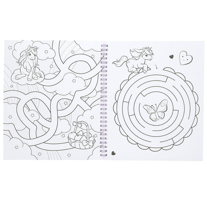 Ylvi Malebok med paljetter