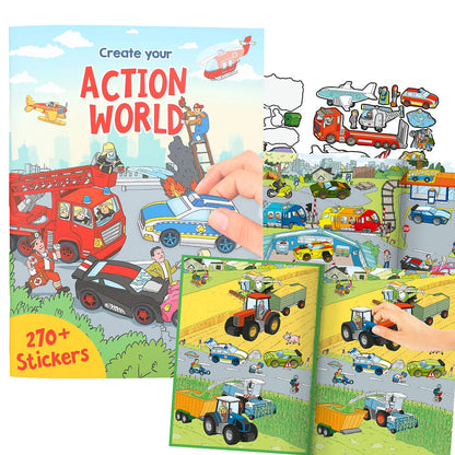 Lag din egen Action World, Klistremerkebok