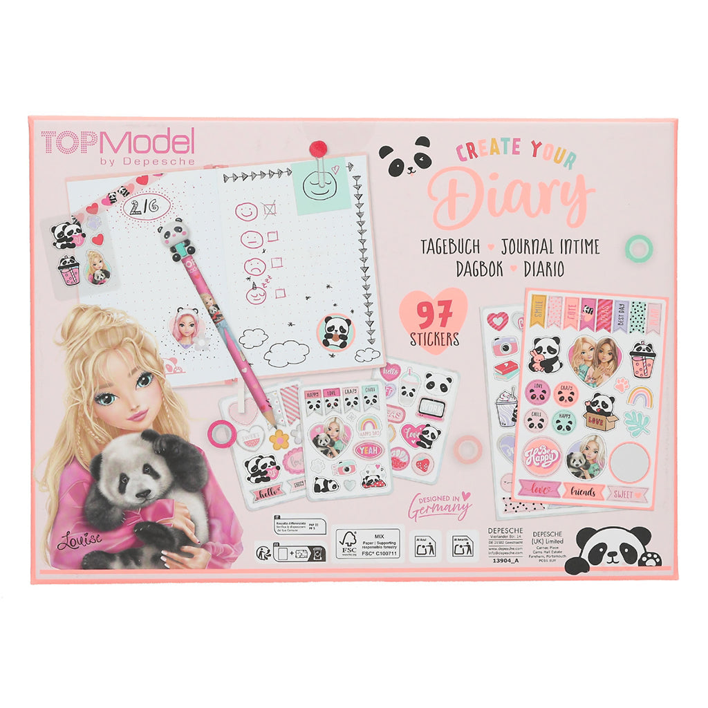 TopModel Create your diary, Design din egen dagbok