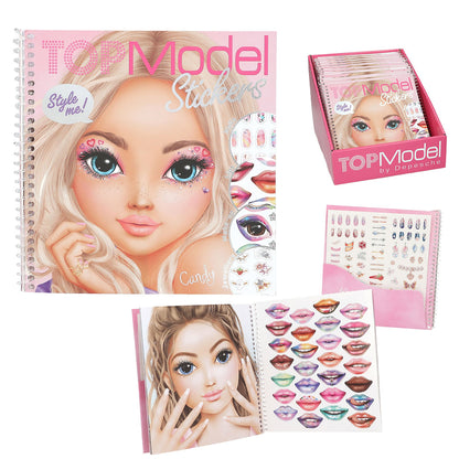 TopModel Dress Me Up face stickerbok, Klistremerkebok