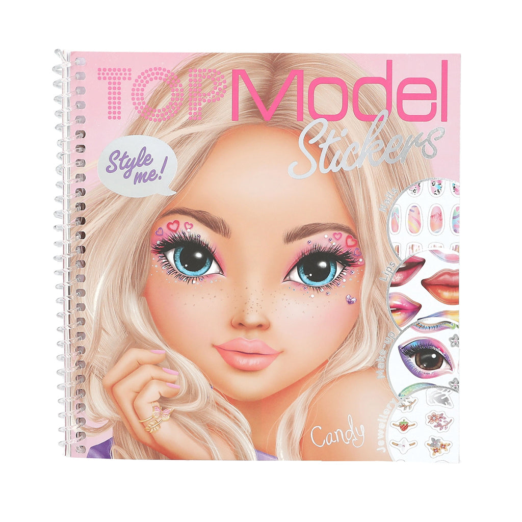 TopModel Dress Me Up face stickerbok, Klistremerkebok