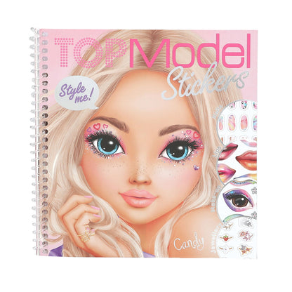 TopModel Dress Me Up face stickerbok, Klistremerkebok