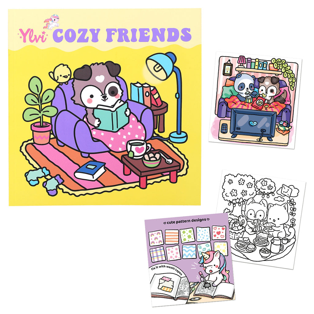 Ylvi Cozy friends malebok