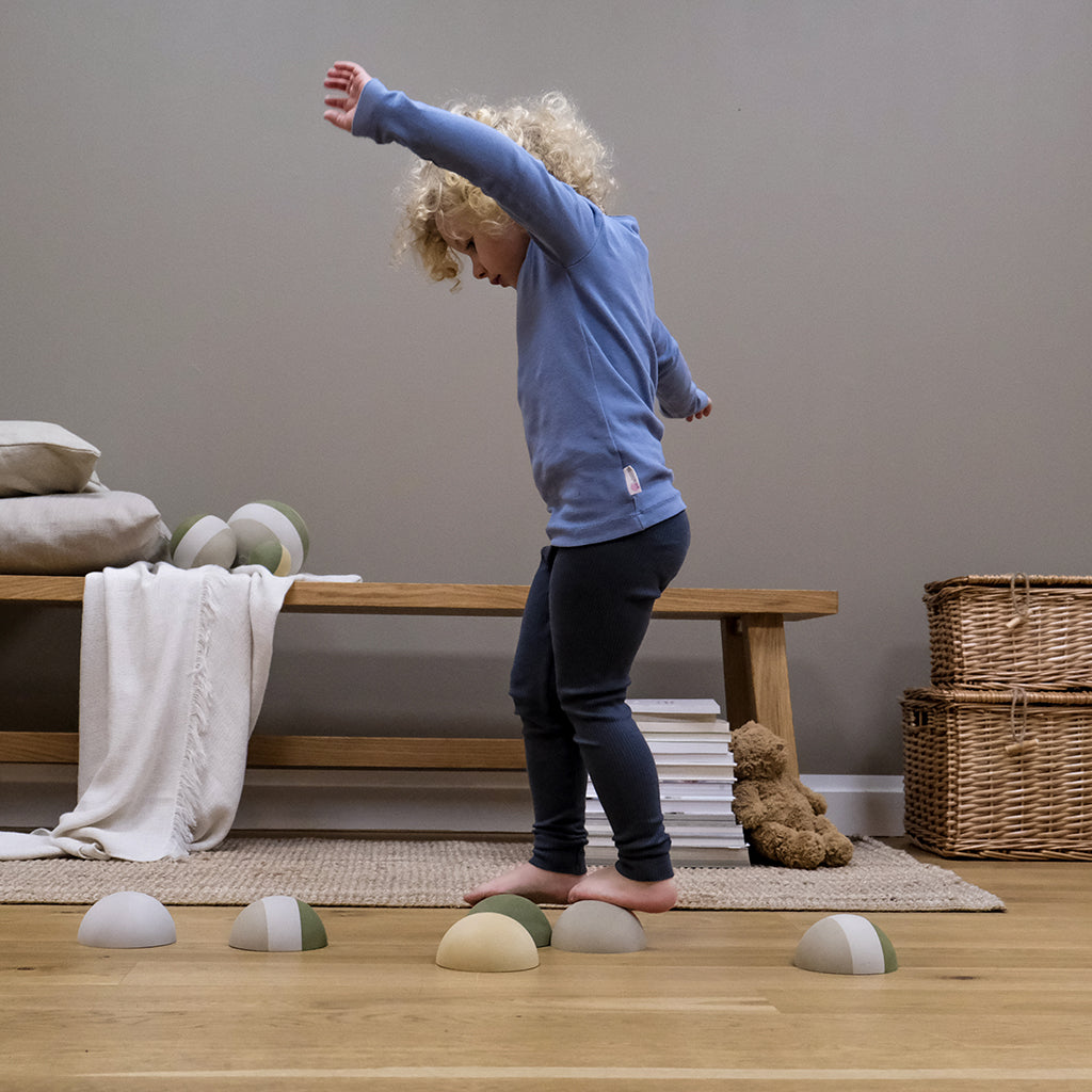 bObles Tumlestein, 6 stk. - Moss