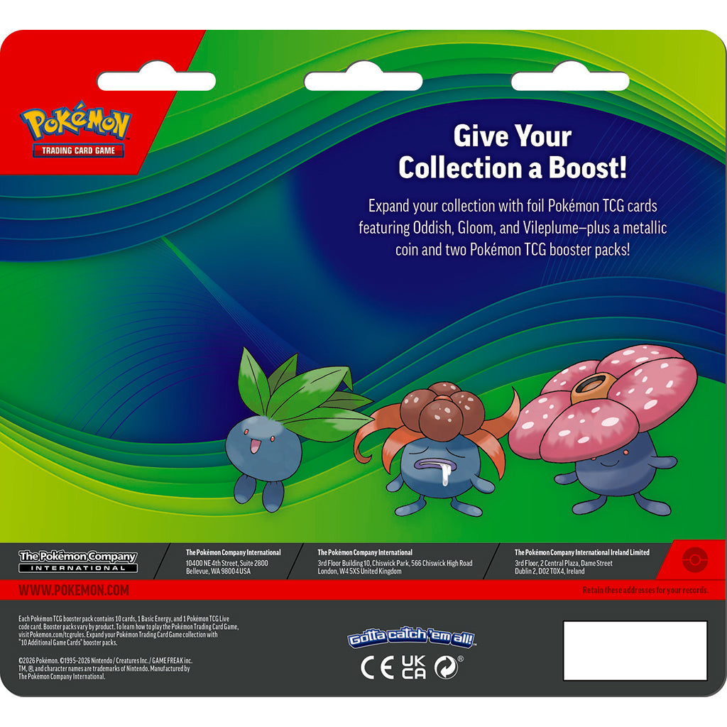 Pokémon Enhaced 2-pak blister 2026 - Oddish, Gloom og Vileplume