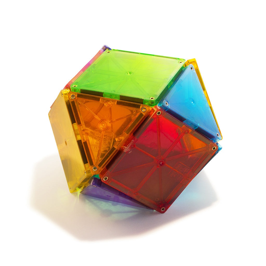 Magna-Tiles Clear Colours, Magnetisk byggesett med 32 deler