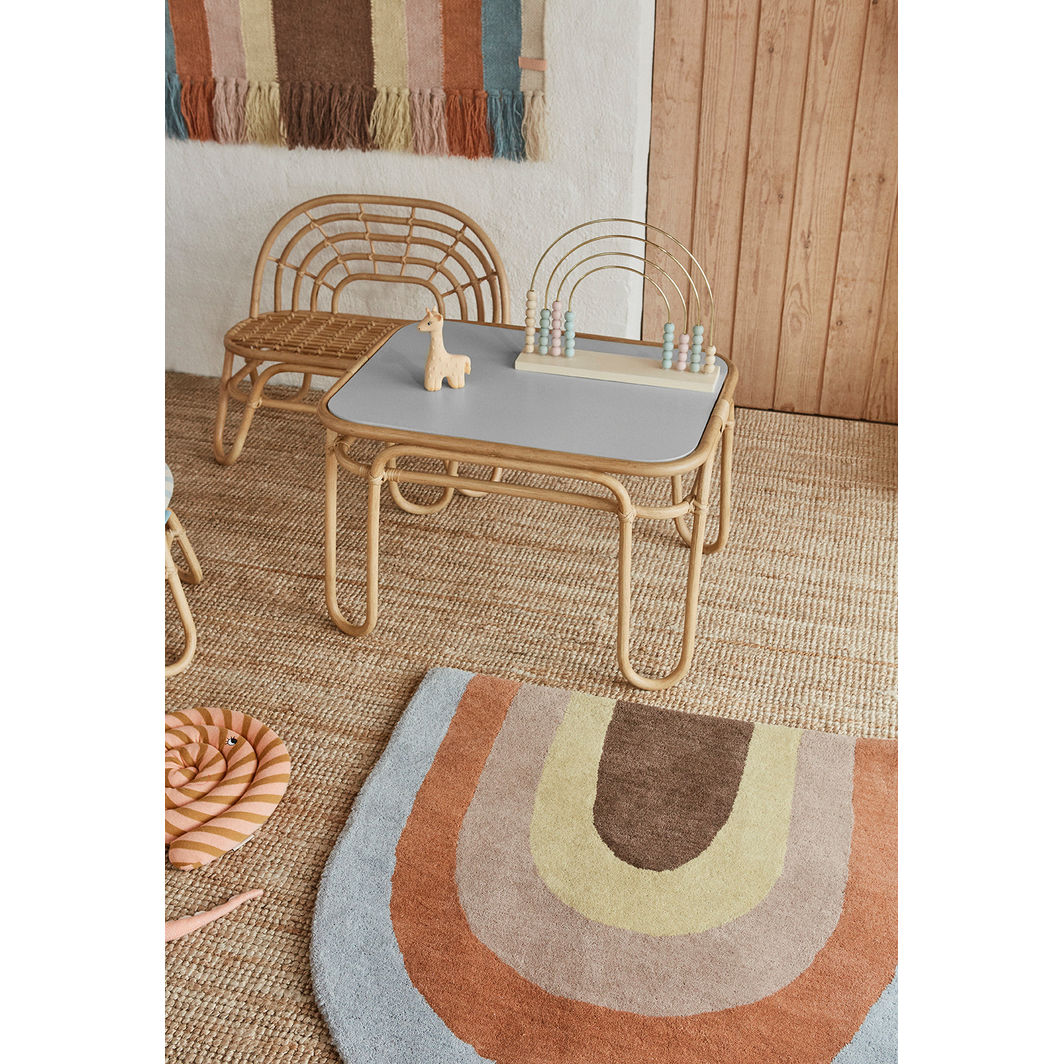 OYOY Leketøy i tre, Abacus Regnbue Kuleramme - Nature