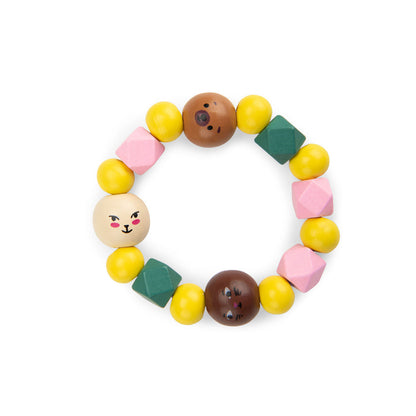 Moulin Roty Smykkesett med treperler i koffert, Les Minouchkas