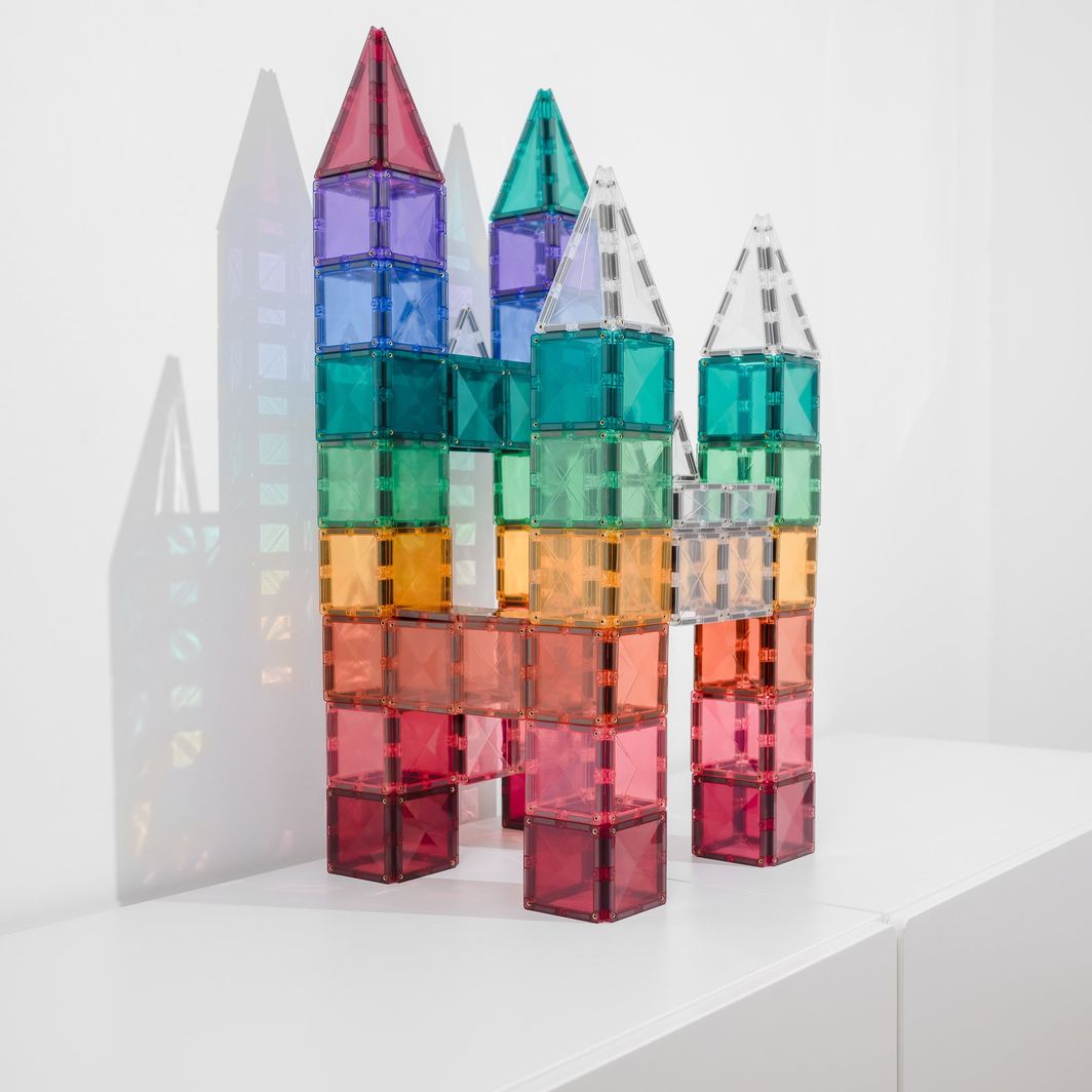 CONNETIX Connetix Square Pack - magnetsett 40 deler - pastell