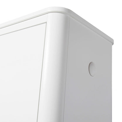 Oliver Furniture Wood klesskap med 3 dører, hvit - høyde 204 cm