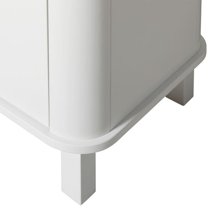 Oliver Furniture Wood multiskap m. tre dører, hvit