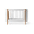 Oliver Furniture Wood Mini Plus tremmeseng hvid egetræ babyværelse